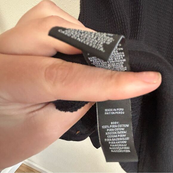 Ralph Lauren Black Knit Cotton Men's Cardigan Size Medium - Picture 5 of 6